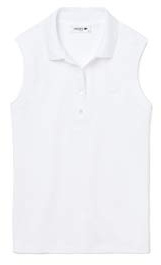 Lacoste Polo Sans Manches Slim Fit Femme , Blanc, 40