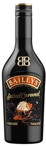 Baileys Salted Caramel Liqueur | Mix in Cocktails or Enjoy On Its Own | 17% vol | 50cl | Blend of Irish Cream | Salted Caramel Flavour & Irish Whiskey