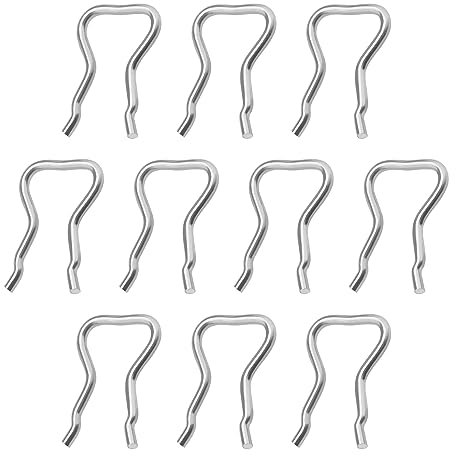 SG Store 10pcs Clips de Tuyau Fuite de Retour d'injecteur à Rampe Commune F00VC22003 F00RJ00322 Clips de Retenue en Acier pour Injecteur de Carburant de Remplacement