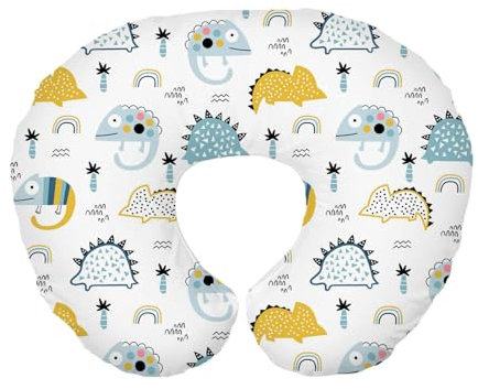 amangul Funda de almohada de lactancia para bebé, funda de almohada de lactancia desmontable, transpirable, funda de cojín para lactancia materna