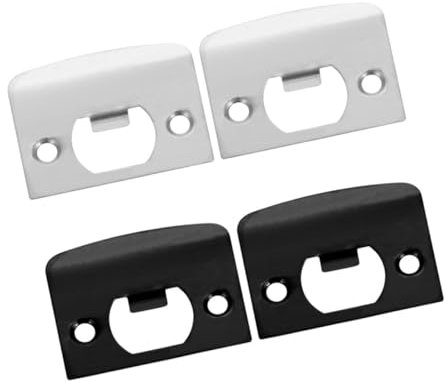 CIYODO Gâche De Porte En Acier Inoxydable Boucle De Porte Gâche De Porte Moustiquaire À Ressort Plaque De Verrouillage À Pêne Dormant