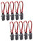 NULYLU 10Stücke Teiliges Zeltclips mit Karabiner Stabile Krokodilklemmen für Camping Planen und Markisen Leicht und Tragbar für Outdoor-aktivitäten