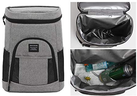 Isolierter Kühlerrucksack Auslaufsicherer Rucksack Leichte Kühltasche für Männer Frauen zum Arbeiten Mittagessen Picknicks Camping Wandern