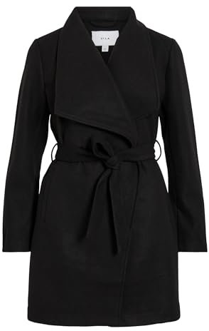 Vila VICOOLEY COLLAR BELT COAT - NOOS
