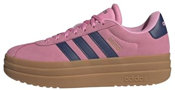 adidas Femme VL Court Bold Shoes, Bliss Pink/Dark Blue/Gold Metallic, 36 2/3 EU