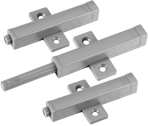 Push to Open Türöffner 3 Stück Heavy Duty Push Open Magnet Öffner 45N Schranktür Dämpfer Küchenschrank Magnetische Schranktüröffner Druck Türdämpfer für Kleiderschrank