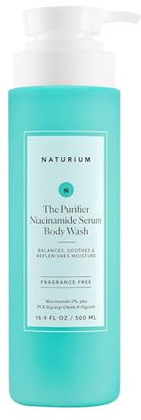 Naturium The Purifier Niacinamide Serum Body Wash, Gentle Cleanser | 16.9 FL OX / 500 ML