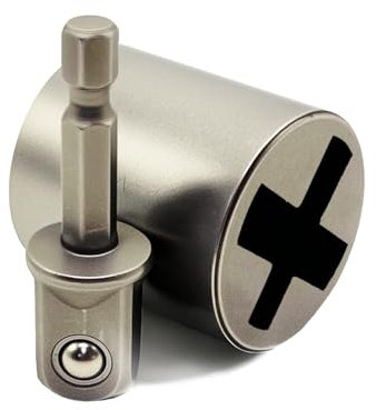 Universal Jack Socket Adapter for Hand Drill, Heavy Duty Scissor Jacks Drill Adapter, Quick Connect for Car Jack, Boat, Truck, RV Leveling - Rust Resistant Steel, Easy Tire Change Tool, Labour Saving