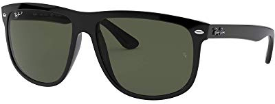Ray-Ban - RB 4147, Oversize, Propionat, Herrenbrillen, BLACK/CRYSTAL GREY GREEN POLARIZED(601/58 E), 60/15/145