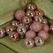 PMS SET OF 24 3CM BAUBLES IN PVC BOX ROSE GOLD