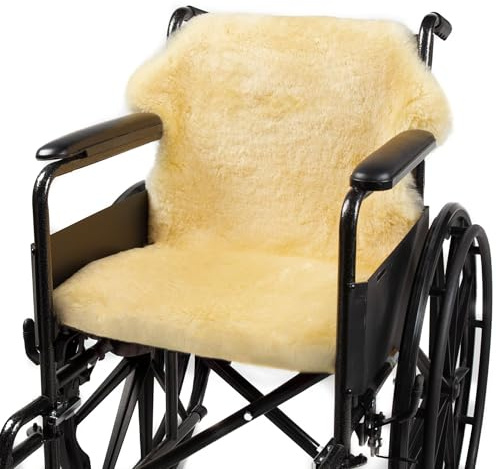 Natural Sheepskin for Bed Sores and Skin Irritation | Hastings 100% Real Medical Sheepskins with Non-Slip Back for Pain Relief and Discomfort, Wool Seat Pad, Natural, 2 ft x 3 ft.