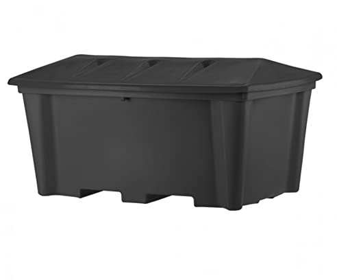 Streugutbehälter 200 Liter anthrazit - Streusalzbehälter bzw. Streubox für Streugut wie Salz, Splitt und Granulat. Kann auch nach dem Winter auch als Lagerbox benutzt werden