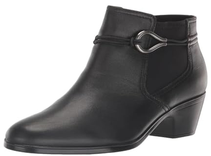 Clarks Women's Emily 2 Kaylie Ankle Boot, Black Leather, 8 Medium US