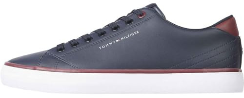 Tommy Hilfiger Zapatillas Sneaker para Hombre, Azul (Desert Sky), 40