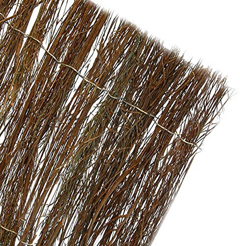Suinga Brezo Ocultación 1,2 x 5 m | Cerramiento Natural de Brezo | Valla de Ocultación 75% para Jardin y Terraza 1,4-1,6 kg/m2
