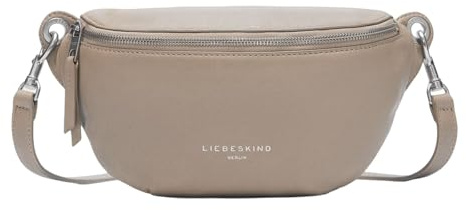 LIEBESKIND Berlin Damen-Gürteltasche „Tavia S“ – Belt-bag Damen aus Leder mit verstellbarem Riemen – Damen Gürteltasche – geräumiges Hauptfach mit Reißverschluss und ein Innenfäch