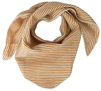 Lilano, Baby Ringel - Foulard triangolare, 70% lana (kbT), 30% seta, 210 g/m², Curry/naturale., Taglia unica