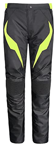 Msport Damen Motorradjacke Wasserdicht mit CE-Zertifizierten Protektoren – Sicherheit und Komfort auf jeder Fahrt - Grün Hose XL