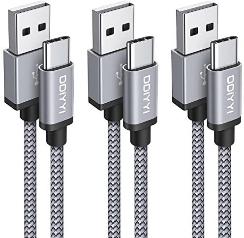 USB C Kabel 2M 3Stück, Ladekabel Samsung Tablet Schnellladekabel Typ C für Galaxy Tab A8, A7/A7 Lite, Tab S7/S7+/S7 FE, Tab S6/S6 Lite, Fire Tablet 8/8 Kids, 10/10Plus/10 Kids Pro