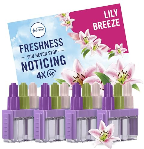 Febreze 3Volution Air Freshener Plug-in Refill Lily Breeze 4x20ML