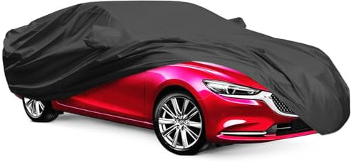Funda Coche Exterior Universal para Vehículos Grandes como SUV 4x4 Furgonetas monovolumenes Material PEVA Premium Resistente a la Intemperie y Rayos UV Dimensiones 540 x 175 x 150 cm