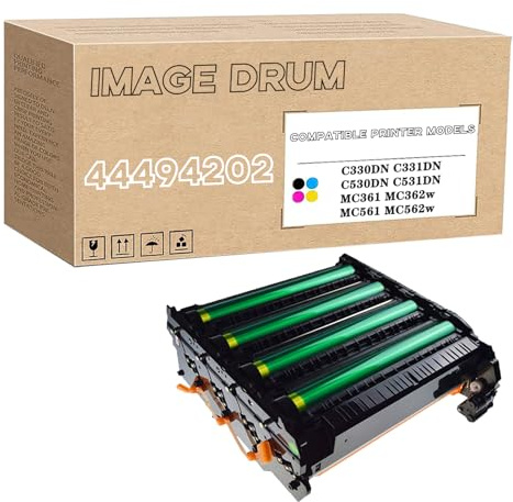 Unità Tamburo Compatibile Per Tamburo Immagine Per OKI 44494202, Grande Capacità, Funzionante Per C330DN C331DN C530DN C531DN MC361 MC362w MC561 MC562w 1Pack