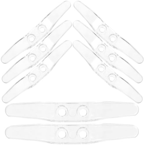 OUNONA 8pezzi Supporto per Cordino per Tende in Plastica Morsetto per Corda Fermacordino per Tende Rullo Ganci da Finestra