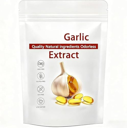 Estratto di aglio invecchiato, benessere inodore, supporto quotidiano per la salute del cuore e del sistema immunitario, potenziamento delicato e inodore per la vitalità generale, non OGM,1pcs