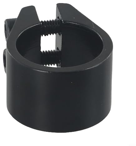Collier de serrage pour tige de selle de vélo – 31,8 mm en alliage pour tige de selle de vélo, design à double couche de boulon, pièce de rechange robuste compatible avec vélos électriques de route et