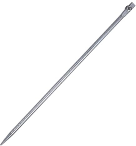Varilla de puesta a tierra, varilla de puesta a tierra portátil de acero galvanizado para una conexión eléctrica segura, ideal para aplicaciones en el hogar y en el sitio construcción, 50cm
