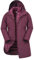 Mountain Warehouse Alaskan 3-in-1 Damen Winter Mantel - Lange, wasserdichte Winterjacke, Warme Steppjacke Innenjacke mit Reißverschluss & Kapuze Violett Damengröße EU 32