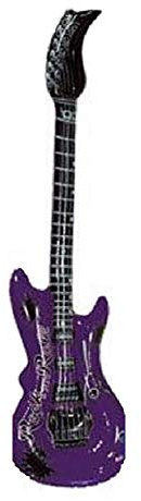 Pohly Guitarra inflable de aire de aprox. 100 cm violeta juguete instrumento musical