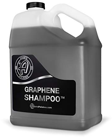 Adam's Polishes Graphene Shampoo Gallon, Graphene Ceramic Coating Infused Car Wash Soap, Powerful Cleaner & Protection In One Step, pH Neutral, High Suds For Foam Cannon, Foam Gun or Detailing Bucket