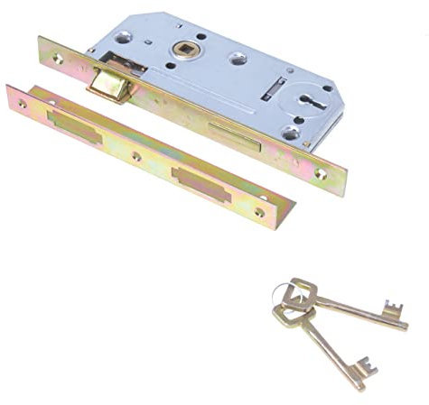 Serrure à mortaiser BB pour porte d'entrée, 90/50 mm gauche/droite (gauche)