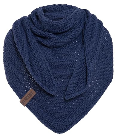 Knit Factory - Sally Trekantssjal - Capri - 220x85 cm