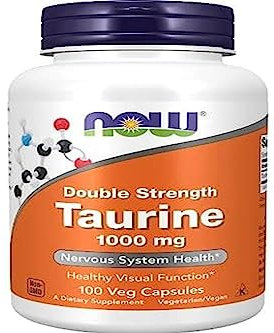 Now Foods Taurina Doppia Forza 1000 mg Capsule Vegane