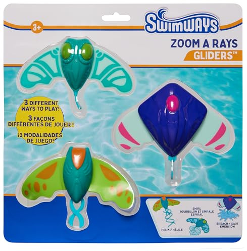 SwimWays Zoom-A-Rays 3-Pack of Water Toys for Ages 5+