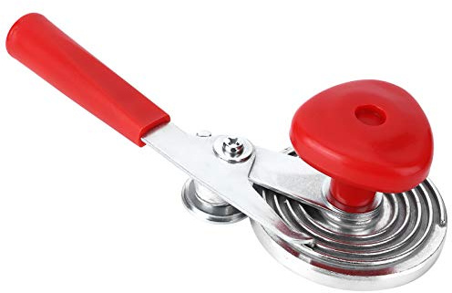 Sellador Manual de Latas Máquina de Costura Portátil de Acero Inoxidable Diámetro Circular de 3,5 Pulgadas para Frascos de Vidrio Herramienta de Sellado de Prensado Largo para