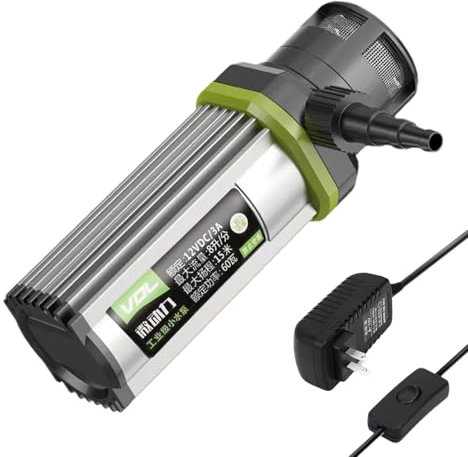 Liten nedsänkbar pump, liten fontänpump, akvarium primingspump, 12V vattencirkulationsmotorpump, energibesparande akvarium primingspump för kupolanvändning