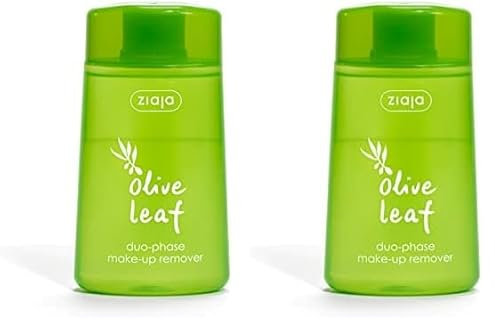 Ziaja Hoja de Olivo Desmaquillador de Ojos Bifásico 120 ml (Paquete de 2)