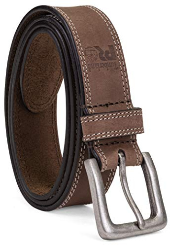 Timberland PRO Men's 38mm Boot Leather Belt, Brown, 38