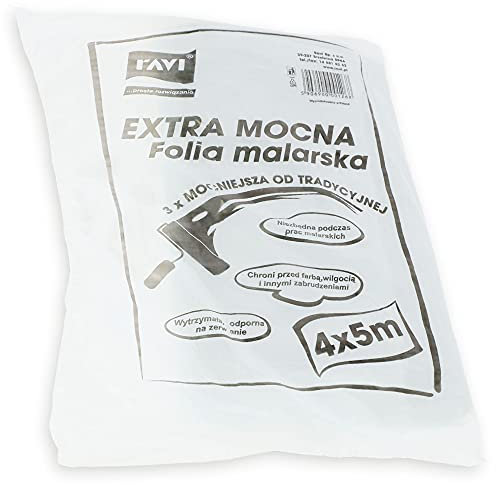 Ravi extra stark skyddande folie, storlek 400 x 500 cm. med 1 stycken, flerfärgad, en