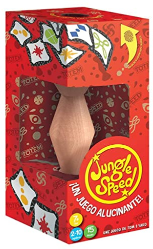 Zygomatic | Jungle Speed Juego de Cartas | Juego de Mesa Divertido para Amigos y Familia | A Partir de 7 Años | De 2 a 10 Jugadores | 10 Minutos por Partida | En Español y Portugués