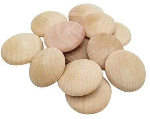 ULTECHNOVO Holzstopfen Schraublochstopfen Knopf Oben Holzstopfen Ersatz für Möbel Treppendekoration Reparatur Handwerk Holzbearbeitung 20 * 15Mm 25St