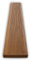 Terrassendielen Thermoesche Thermoholz Holzterrasse Glatt/Geriffelt Nut-Profil 20x130x1100 mm AA 8 Stück