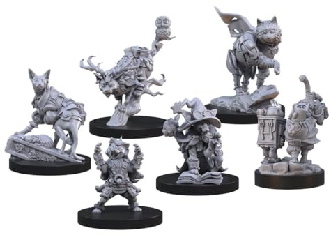 Animal Adventures: Cats of The Faraway Sea Roleplaying Miniatures 5E Compatible
