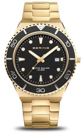 BERING Herren Uhr Quarz Movement - Classic Collection mit Edelstahl und Saphirglas 18940-732 - Wasserdicht: 10 ATM