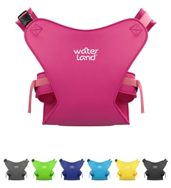 Tiras de porteo para bebé - Innovador asiento de porteo para agua y tierra - Arnes impermeable para niños pequeños con correas ajustables, asiento de porteo ligero para piscina y playa