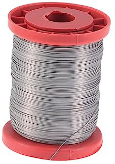 GAROZATION 500g Edelstahl-draht Imker Bienenzuchtdraht Wabendraht Für Bienenstockrahmen Langlebig Rostfrei Für Honigwabenrahmen