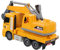 Toyvian modèle de Pelle Jouets musicaux Toys playmobile Toys for de Pelle de Voiture de Construction pour Enfants Camion d'ingénierie de Camion Plastique Yellow